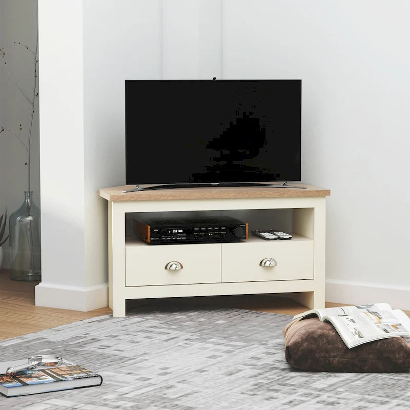 Meuble TV de 37,5 po avec tiroirs et rangement pour téléviseurs de 50 po