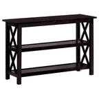 Table de canapé à 2 étagères