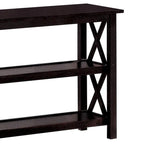 Table de canapé à 2 étagères