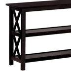 Table de canapé à 2 étagères