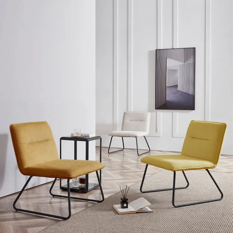Fauteuil d'appoint déhoussable en tissu
