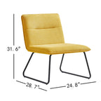 Fauteuil d'appoint déhoussable en tissu