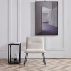 Fauteuil d'appoint déhoussable en tissu