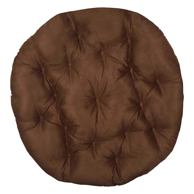 Coussin de chaise de rechange épais et moelleux en micro-daim uni