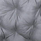 Coussin de chaise de rechange épais et moelleux en micro-daim uni