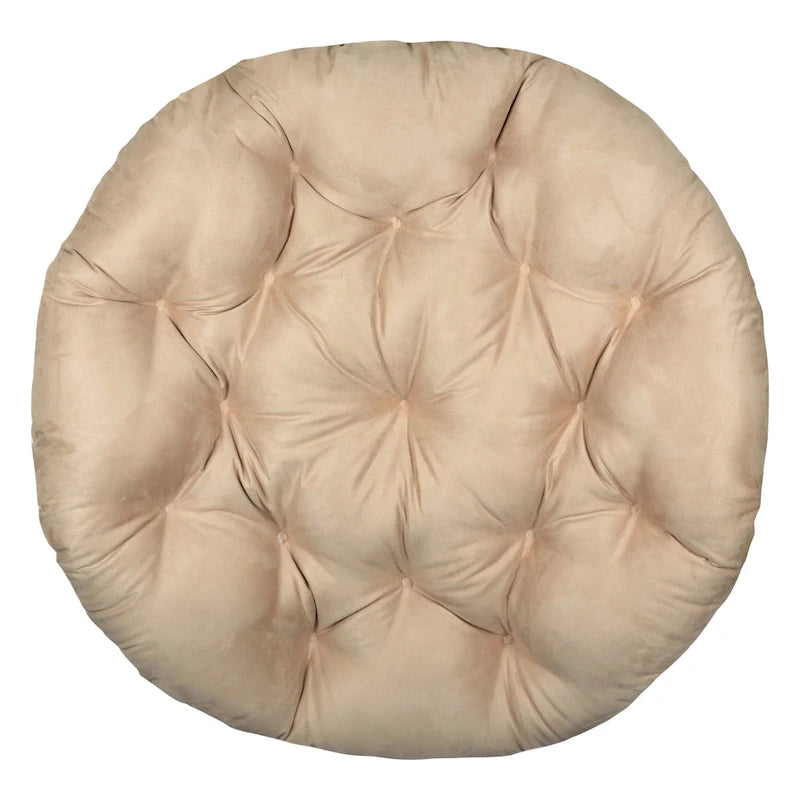 Coussin de chaise de rechange épais et moelleux en micro-daim uni