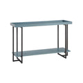 Table console de style rustique de 47 po en métal à 1 étagère