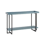 Table console de style rustique de 47 po en métal à 1 étagère