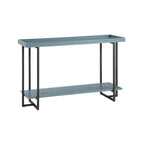 Table console de style rustique de 47 po en métal à 1 étagère