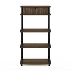 Étagère de rangement sans outil avec placard supérieur