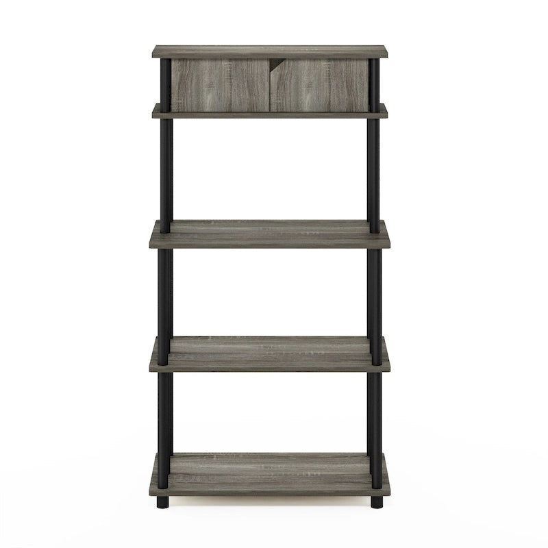 Étagère de rangement sans outil avec placard supérieur