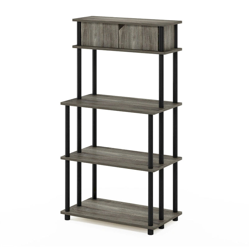 Étagère de rangement sans outil avec placard supérieur