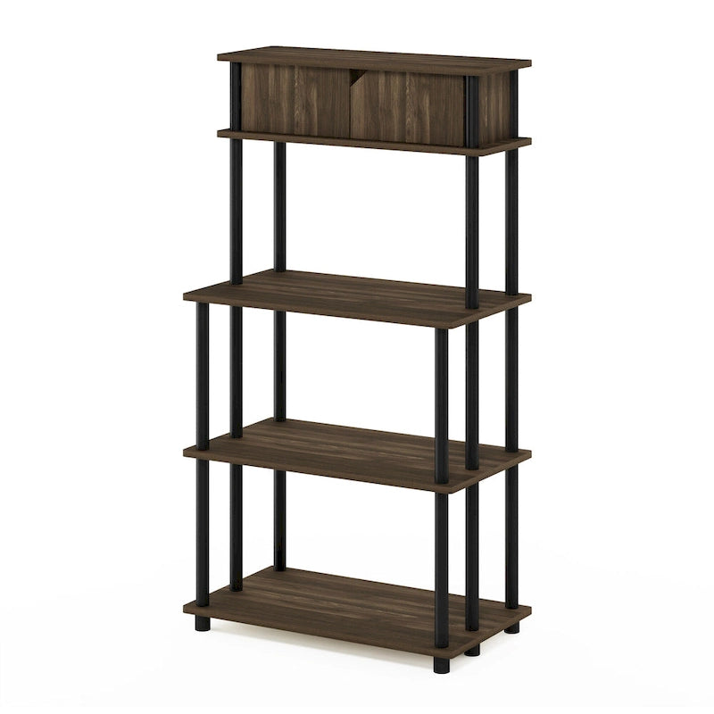 Étagère de rangement sans outil avec placard supérieur