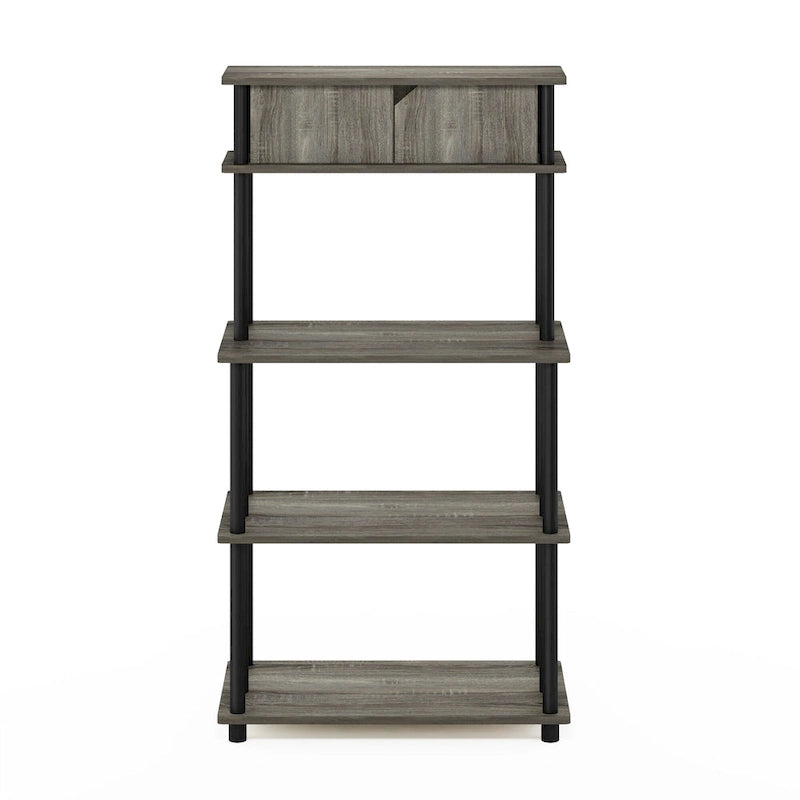 Étagère de rangement sans outil avec placard supérieur