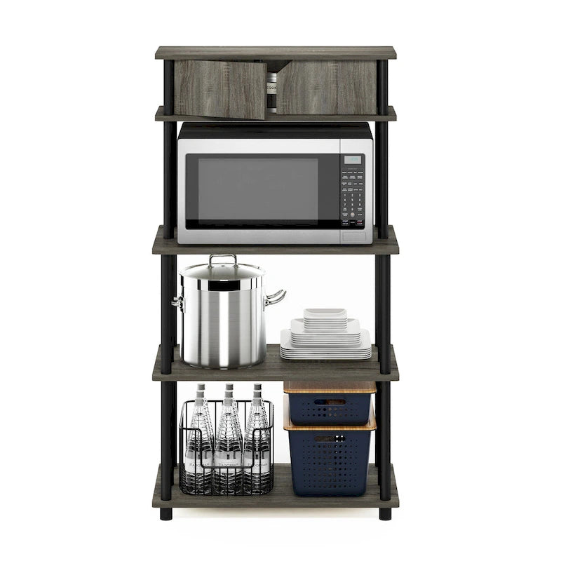 Étagère de rangement sans outil avec placard supérieur