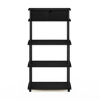 Étagère de rangement sans outil avec placard supérieur