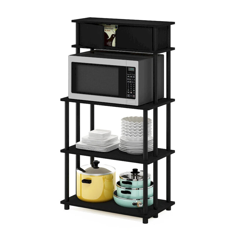 Étagère de rangement sans outil avec placard supérieur