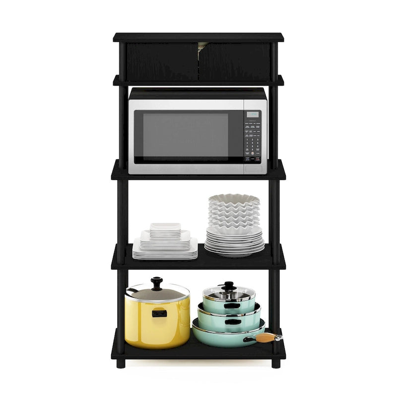 Étagère de rangement sans outil avec placard supérieur
