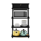 Étagère de rangement sans outil avec placard supérieur