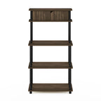 Étagère de rangement sans outil avec placard supérieur