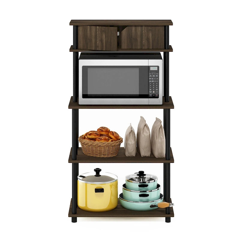 Étagère de rangement sans outil avec placard supérieur