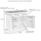 Îlot de cuisine - 18p x 40L x 36,13h