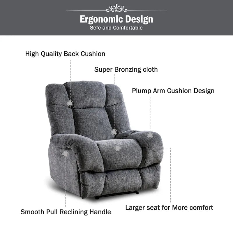 Fauteuil inclinable électrique standard en chenille