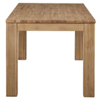 Table à manger rectangulaire de 75 pouces avec pieds carrés