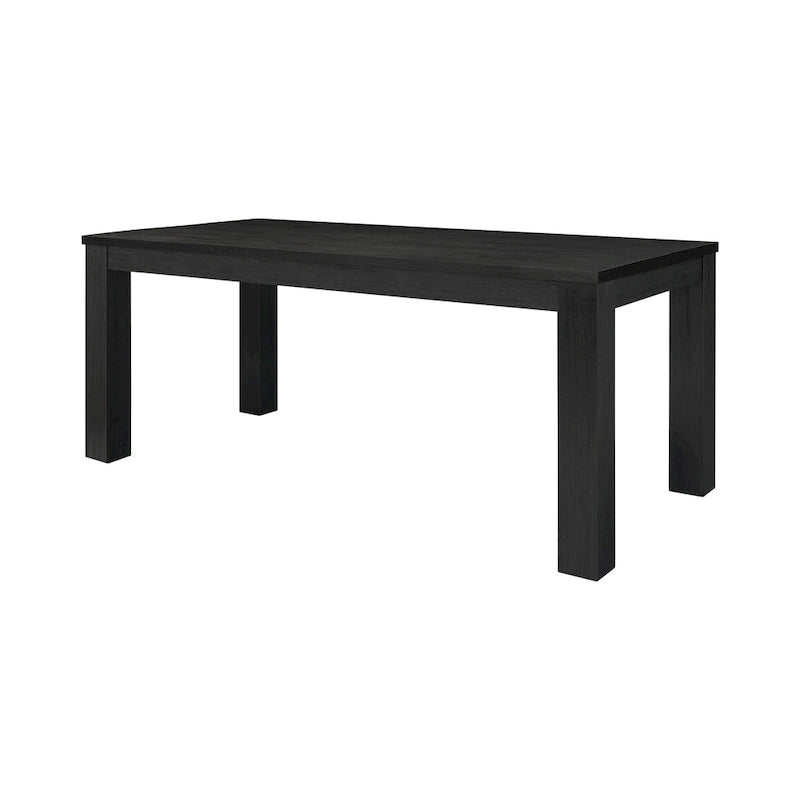 Table à manger rectangulaire de 75 pouces avec pieds carrés