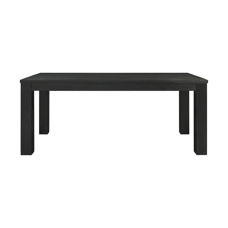Table à manger rectangulaire de 75 pouces avec pieds carrés
