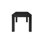 Table à manger rectangulaire de 75 pouces avec pieds carrés