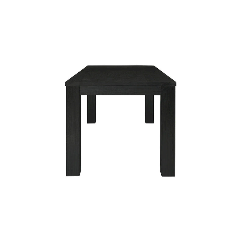 Table à manger rectangulaire de 75 pouces avec pieds carrés