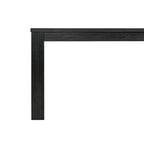 Table à manger rectangulaire de 75 pouces avec pieds carrés
