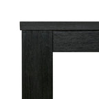 Table à manger rectangulaire de 75 pouces avec pieds carrés