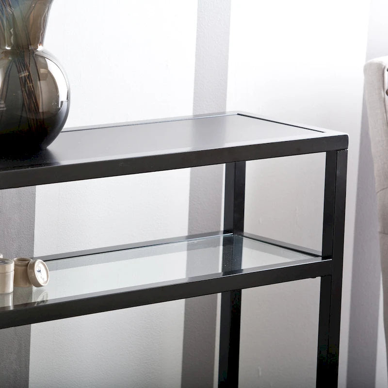 Console moderne 50 longue avec étagère