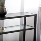 Console moderne 50 longue avec étagère