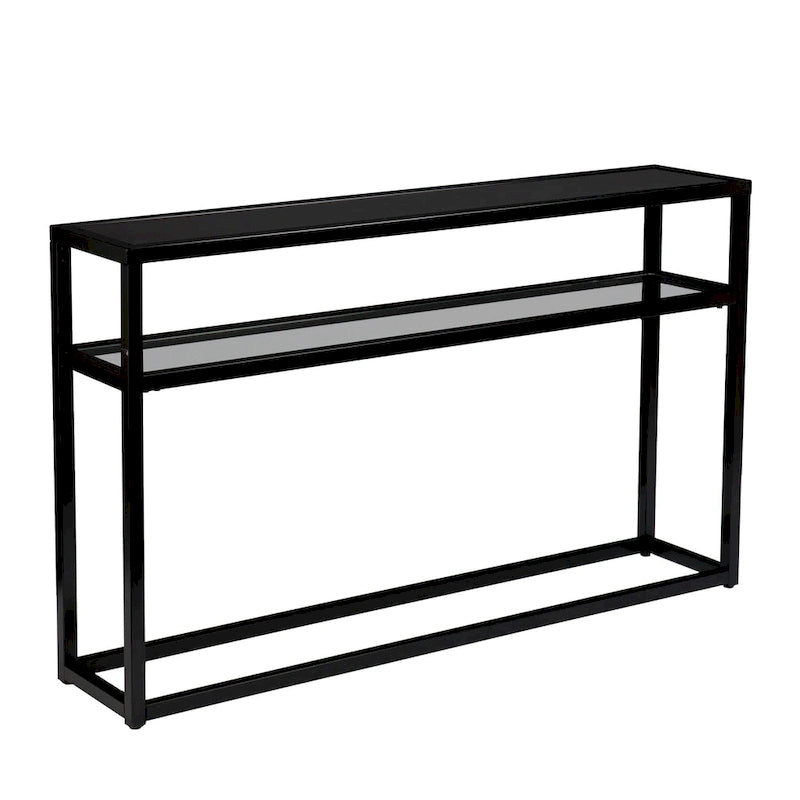 Console moderne 50 longue avec étagère
