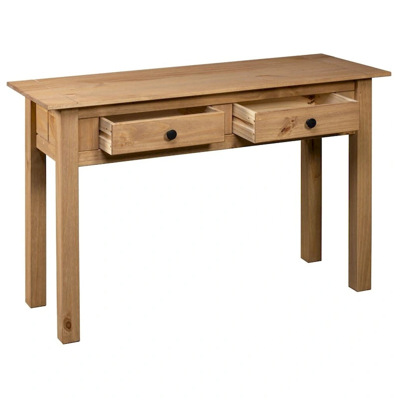 Console, table d'entrée, table d'appoint en pin massif