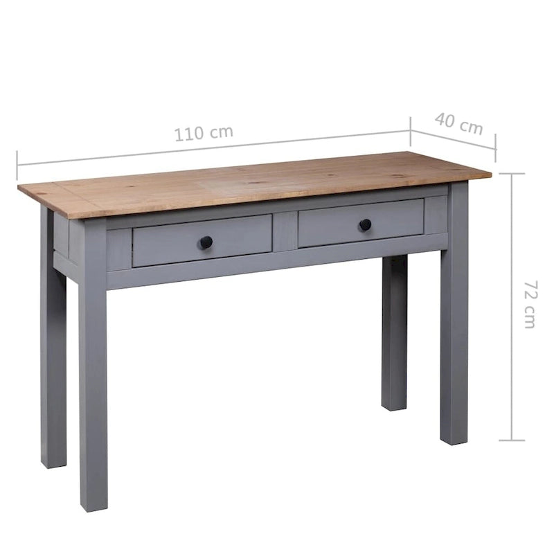Console, table d'entrée, table d'appoint en pin massif
