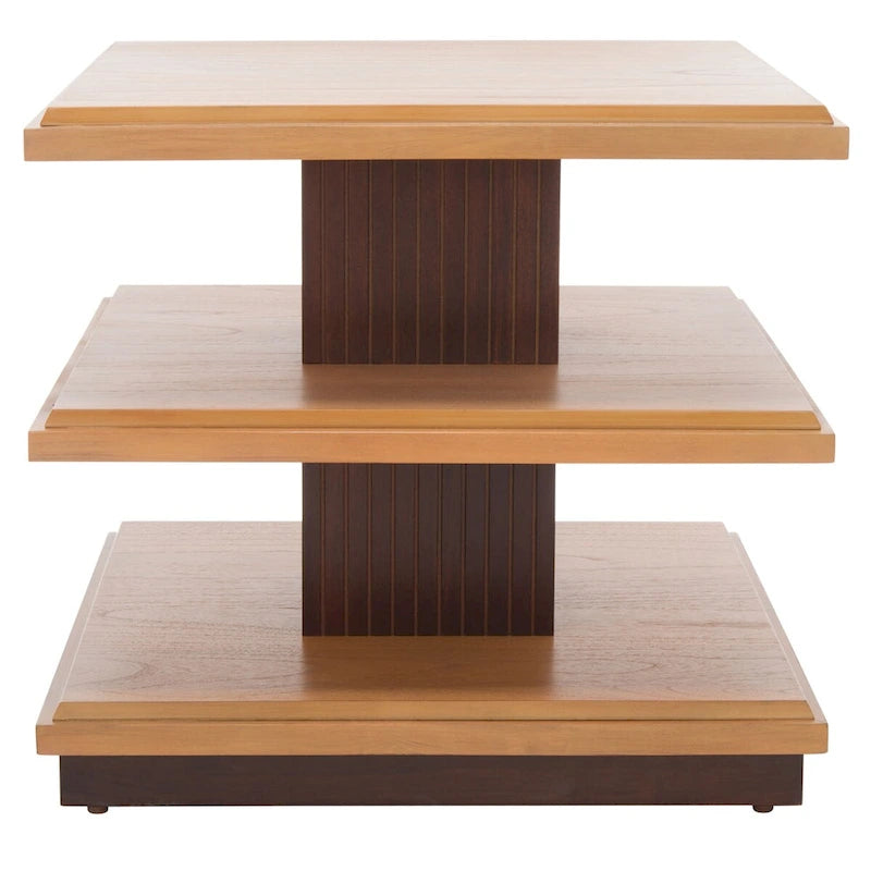 Table d'appoint à 2 étagères - 61 cm (L) x 61 cm (P) x 53 cm (H)