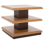 Table d'appoint à 2 étagères - 61 cm (L) x 61 cm (P) x 53 cm (H)