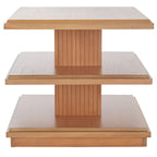 Table d'appoint à 2 étagères - 61 cm (L) x 61 cm (P) x 53 cm (H)