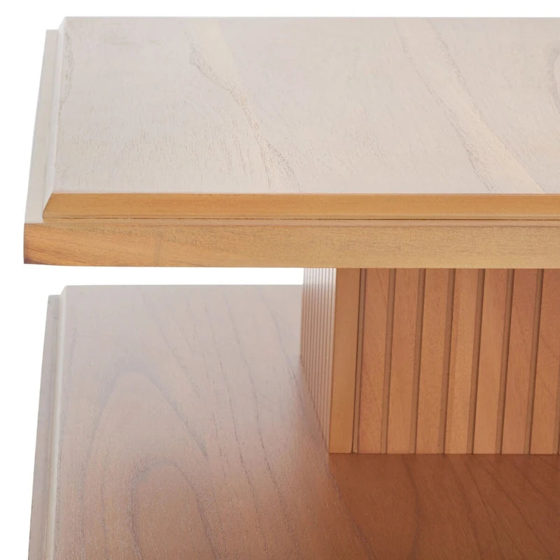 Table d'appoint à 2 étagères - 61 cm (L) x 61 cm (P) x 53 cm (H)