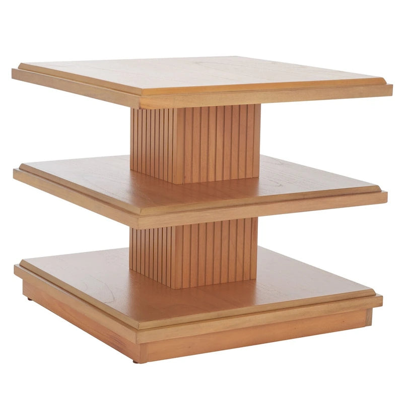 Table d'appoint à 2 étagères - 61 cm (L) x 61 cm (P) x 53 cm (H)