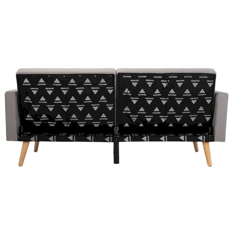 Lit futon pliant avec oreiller – 190 cm x 81 cm x 88 cm
