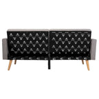 Lit futon pliant avec oreiller – 190 cm x 81 cm x 88 cm