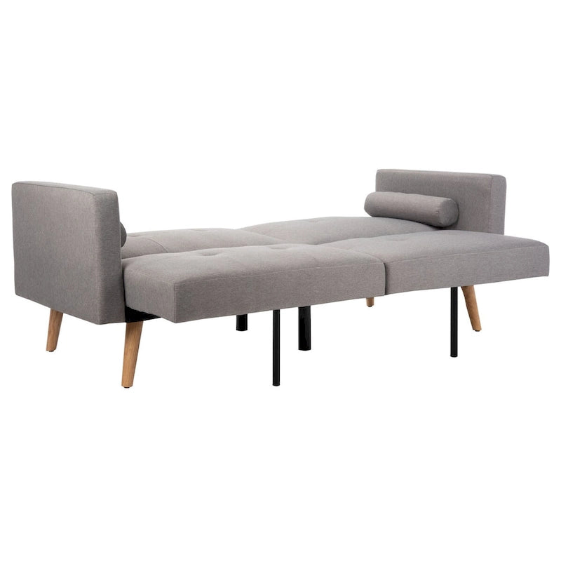 Lit futon pliant avec oreiller – 190 cm x 81 cm x 88 cm