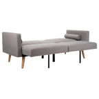 Lit futon pliant avec oreiller – 190 cm x 81 cm x 88 cm