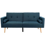 Lit futon pliant avec oreiller – 190 cm x 81 cm x 88 cm