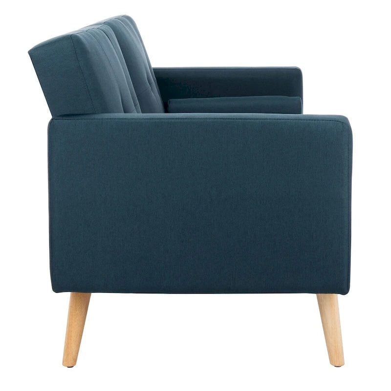 Lit futon pliant avec oreiller – 190 cm x 81 cm x 88 cm
